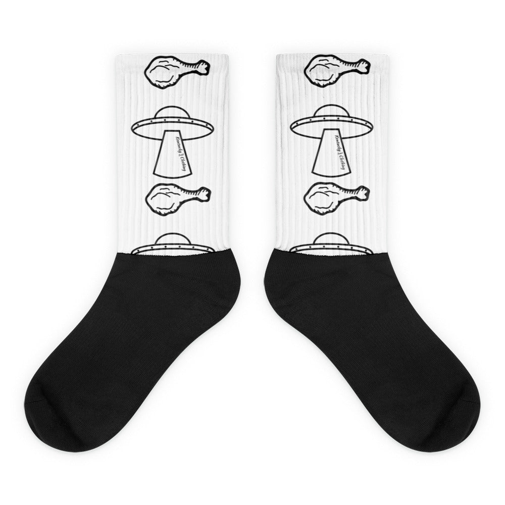 "Unidentified Fried Objects" (Socks)